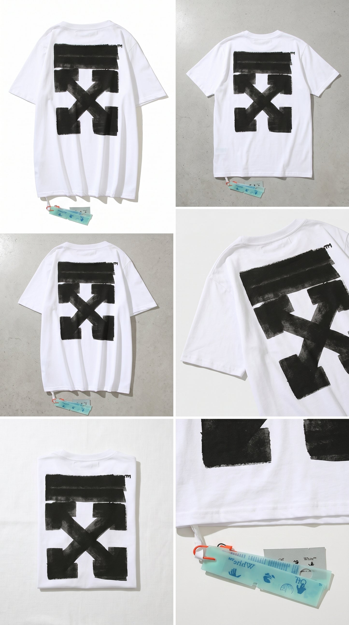 Playera Gis Off-White