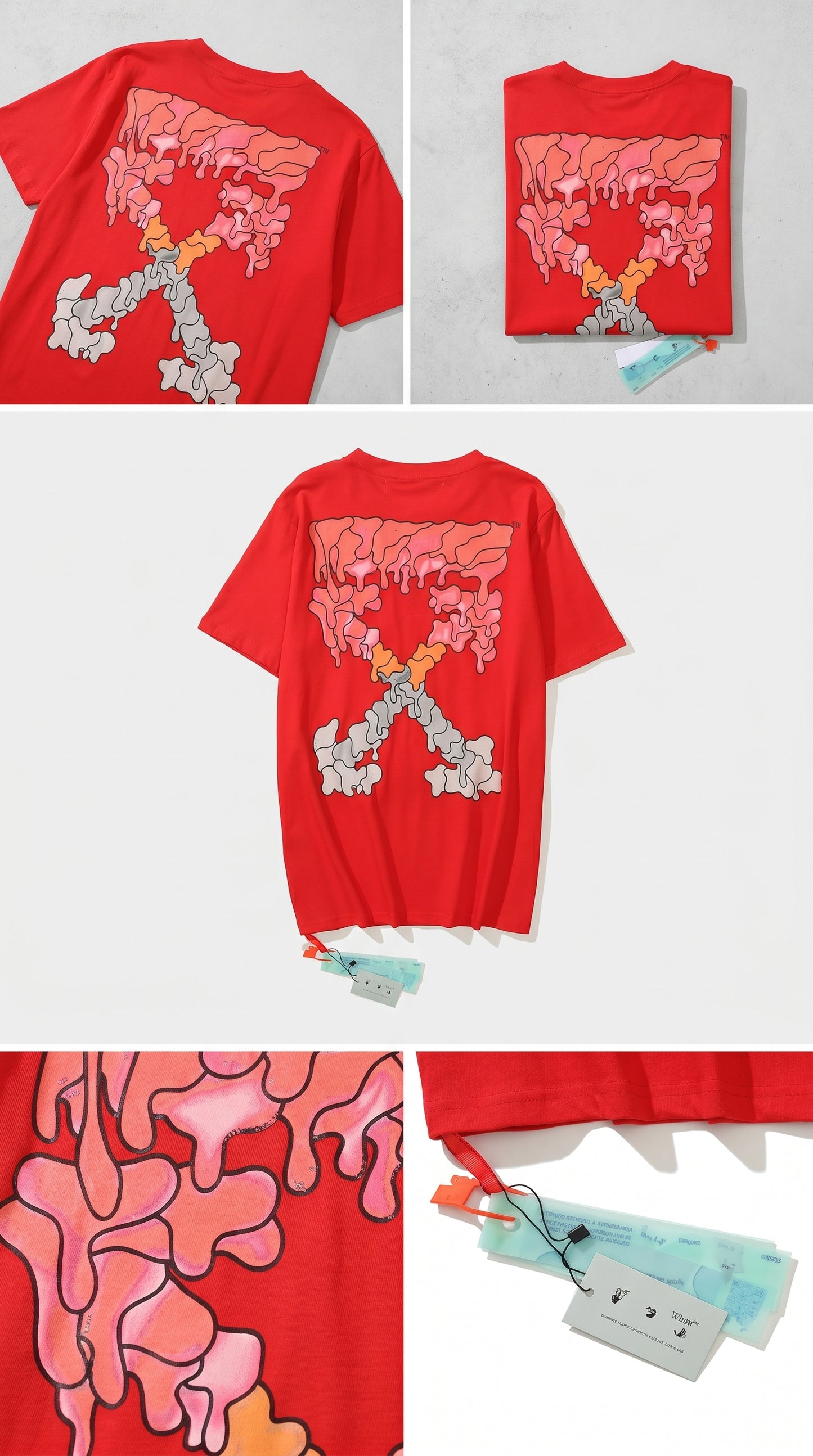 Playera Back Bone Off-White